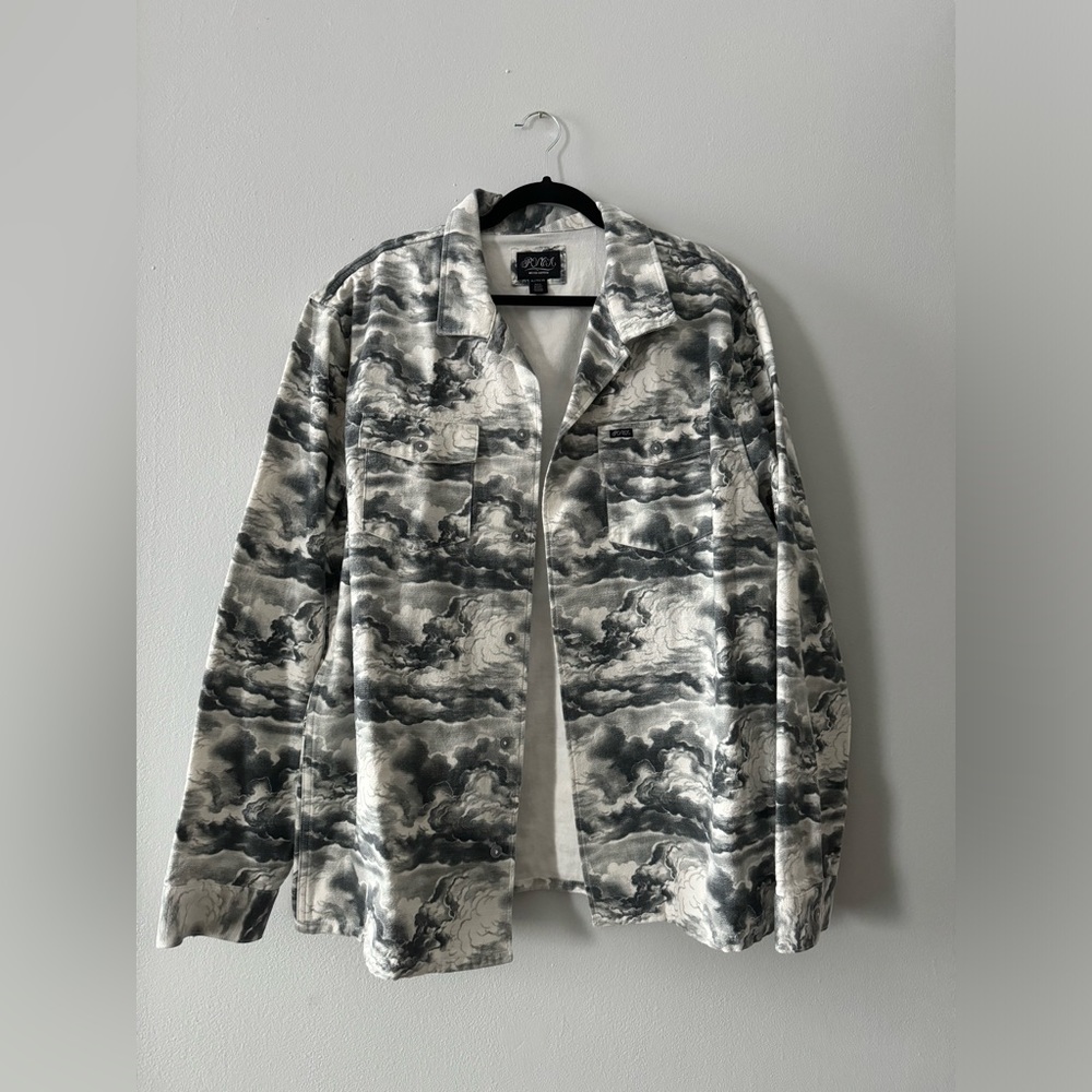 RVCA Mister Cartoon Long Sleeve Button-Up